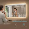 doporro Design LED-Spiegel Wandspiegel 100x80cm Produktbild-Vorschau 2