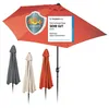EASYmaxx Sonnenschirm mit UV-Schutz - halbrund  270x140 cm Produktbild-Vorschau 9