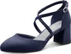 Tamaris Damen Pumps offen mit gekreuzten Riemen und Produktbild-Vorschau 1
