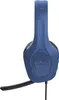 A blue gaming headset with a microphone is shown from the side against a white background. Voir les images du produit