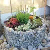 bellissa Gabionen Hochbeet Basic rund Ø 81/67cm x 40cm + Trennfolie Steingabione Gabionen Beet Garten Gabionenpflanzkörbe 4042897955731 16292 95573 Produktbild-Vorschau