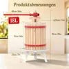 ACXIN 18L lis na ovocie a víno, manuálny lis s vysokým Náhľad obrázku produktu 2