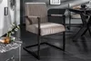riess-ambiente Freischwinger Armlehnenstuhl BIG ASTON taupe Produktbild-Vorschau 3
