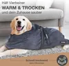 Accappatoio per cani FLUFFINO - Taglia L - beige/blu Anteprima dell’immagine prodotto 4