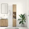 vidaXL Badschrank Artisan-Eiche 30x30x183,5 cm Produktbild-Vorschau 4