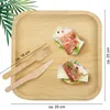 Moritz & Moritz Palmblatt 75tlg Geschirrset Eckig 25x25cm Produktbild-Vorschau 2