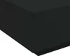 A close-up, isolated view of the corner of a black furniture piece, likely a table or cabinet, against a white background. The lighting is even, with no harsh shadows. Anteprima dell’immagine prodotto