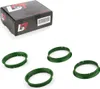 4x Zentrierringe Grün Alufelgen Ø 72,5 mm - Ø 67,1 mm für Produktbild-Vorschau 1