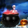 Heksenketel nevelmachine, Halloween, 12 LED, rookmachine, Productafbeelding-voorbeeld 4