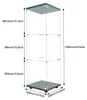 Vitrine ProximaX, 125 cm, noire, avec éclairage LED, Voir les images du produit 3