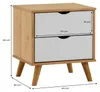 Nachttisch COLIMA, 2 Schubladen, Massivholz Kiefer, ideal Produktbild-Vorschau 9