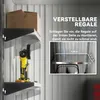 Outsunny Metall Gerätehaus 1,36m² 161 x 95 x 181cm Produktbild-Vorschau 5