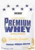 A bag of Weider Premium Whey protein powder in Vanilla-Caramel flavor. Produktbild-Vorschau