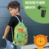 HECKBO® Mädchen Kinder Jungen Turnbeutel inkl. Sichtfenster Produktbild-Vorschau 5