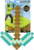 Product packaging for a Minecraft Creeper accessory set, featuring a child dressed as a Creeper holding a pickaxe and sword. Produktbild-Vorschau