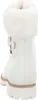 A white boot with fur trim is shown from the side. Produktbild-Vorschau