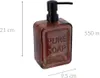Seifenspender aus glas pure soap - 570 ml - bernsteinfarben Produktbild-Vorschau 2