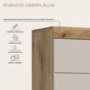 Scout Badschrank Wandhängend 2 Türen, 1 Regal Kaschmir Produktbild-Vorschau 8