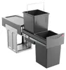Hailo 3666101 - AS Tandem - 15L/15L - Dunkelgrau - Produktbild-Vorschau 6