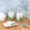 Dávkovač mýdla Tendance 320 ml bílý zelený 7,4 cm x 7,4 cm Náhled obrázku produktu 2