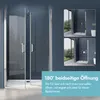 doporro Duschtür Nischentür dusche Duschabtrennung Produktbild-Vorschau 2