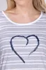 Moonline  Damen Nachthemd kurz Sleepshirt aus 100% Produktbild-Vorschau 3