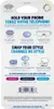 The image shows the back of the packaging for a PopSockets PopGrip. Produktbild-Vorschau