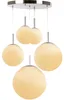 Design hanglamp Balla 5-lichts nikkel met wit Productafbeelding-voorbeeld 2