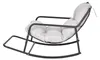 Home Deluxe Zewnętrzny fotel bujany ALEVIO - stalowy, (145 Podgląd zdjęcia produktu 4