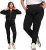 Schwarze Jogginghose mit Taschen, gebunden, Slim Fit, Produktbild-Vorschau 1