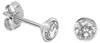 Solitär Ohrstecker Silber 925 Ohrringe mit Zirkonia 4 mm Produktbild-Vorschau 1