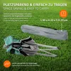 ECD Germany Campingstuhl faltbar, Grau-Türkis, Angelstuhl Produktbild-Vorschau 5