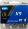 KMC X9 Fahrradkette 1/2"-11/128" 114 Glieder 9V EPT Produktbild-Vorschau 8