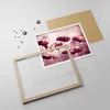 Gerahmtes Poster - Rahmen in heller Eiche - Mohn Blume Produktbild-Vorschau 4