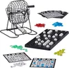 Relaxdays Bingo Spiel mit Metalltrommel HxBxT: 20 x 17,5 x Produktbild-Vorschau 1