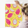 10m VLIES TAPETE Rolle Exotisches Pitaya FRUCHT Dekor 6347 Produktbild-Vorschau 3