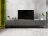 2 Stk TV-Schrank 2 x Enjoy TV Schwarze Metall Fußgestell Produktbild-Vorschau 1