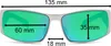 Sonnenbrille Herren Pilot Flieger Biker Sonnen Brille Grün Produktbild-Vorschau 6