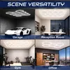 FIVMEN Plafonnier LED hexagonal,14 Hexs éclairage de garage Voir les images du produit 6