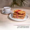 Cloer 6119, 4 vafle/vaflí, Obdélníkový, Stříbrná, Plast, Náhled obrázku produktu 12