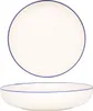 Talerze głębokie Rinart - Blue Edge - Porcelana - 26 cm Podgląd zdjęcia produktu 1