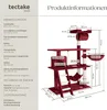 Škrabadlo Marcel 141 cm - vínově červené Náhled obrázku produktu 7