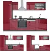 Cucina componibile Vicco R-Line Rosso lucido/antracite 300 Anteprima dell’immagine prodotto 8