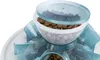 TRIXIE Slow Feeding Tunnel - blau/grau - ø 28 × 14 cm Produktbild-Vorschau 4