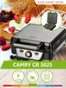 Camry CR 3025 Waffeleisen 4 Waffel(n) Schwarz 1500 W Produktbild-Vorschau 10