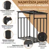 Stojak na drewno opałowe 185x105x185 cm ocynkowany z dachem Podgląd zdjęcia produktu 5