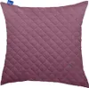 A quilted square pillow in a rose color. Produktbild-Vorschau
