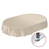 Tischdecke Wachstuch Einfarbig Beige Robust Wasserabweisend Produktbild-Vorschau 2