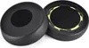Two black ear pads for headphones are shown against a white background. One ear pad is shown from the top, and the other is shown from the side, revealing its internal structure. Náhľad obrázku produktu
