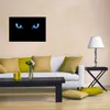 Wallario Poster - Blaue Katzenaugen bei Nacht, Kunstdruck Produktbild-Vorschau 2
